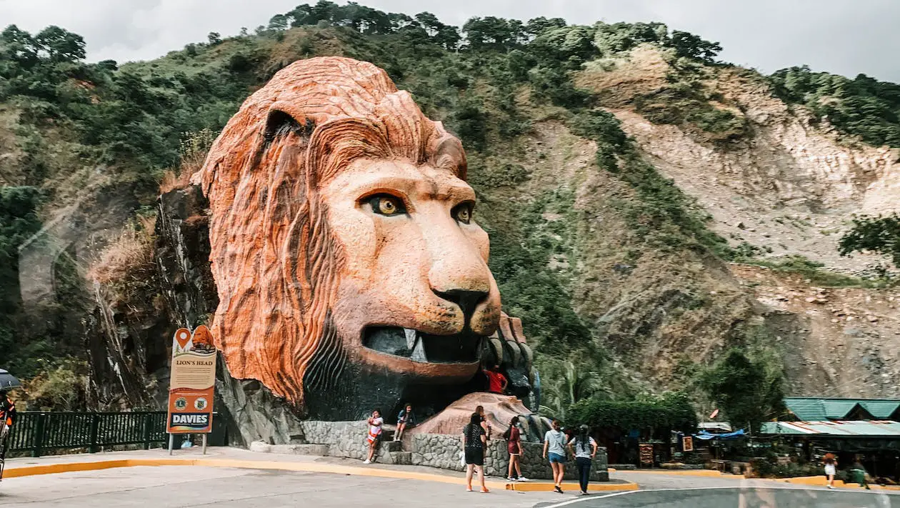 Lion's Head in Kennon Road, Baguio - Iconic Landmark of the City